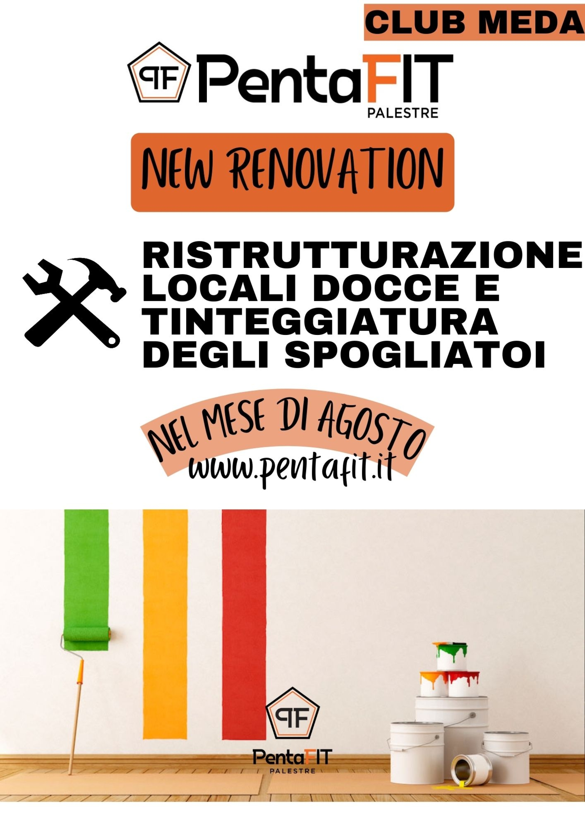 Nuovi Spogliatoi e docce Club Meda